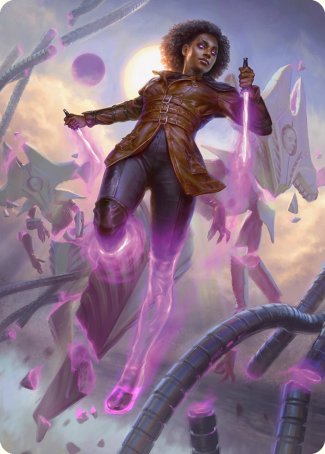 Kaya, Intangible Slayer Art Card [Phyrexia: All Will Be One Art Series] | Webway Games
