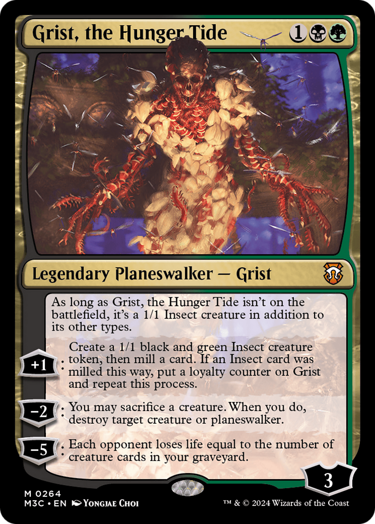 Grist, the Hunger Tide [Modern Horizons 3 Commander] | Webway Games
