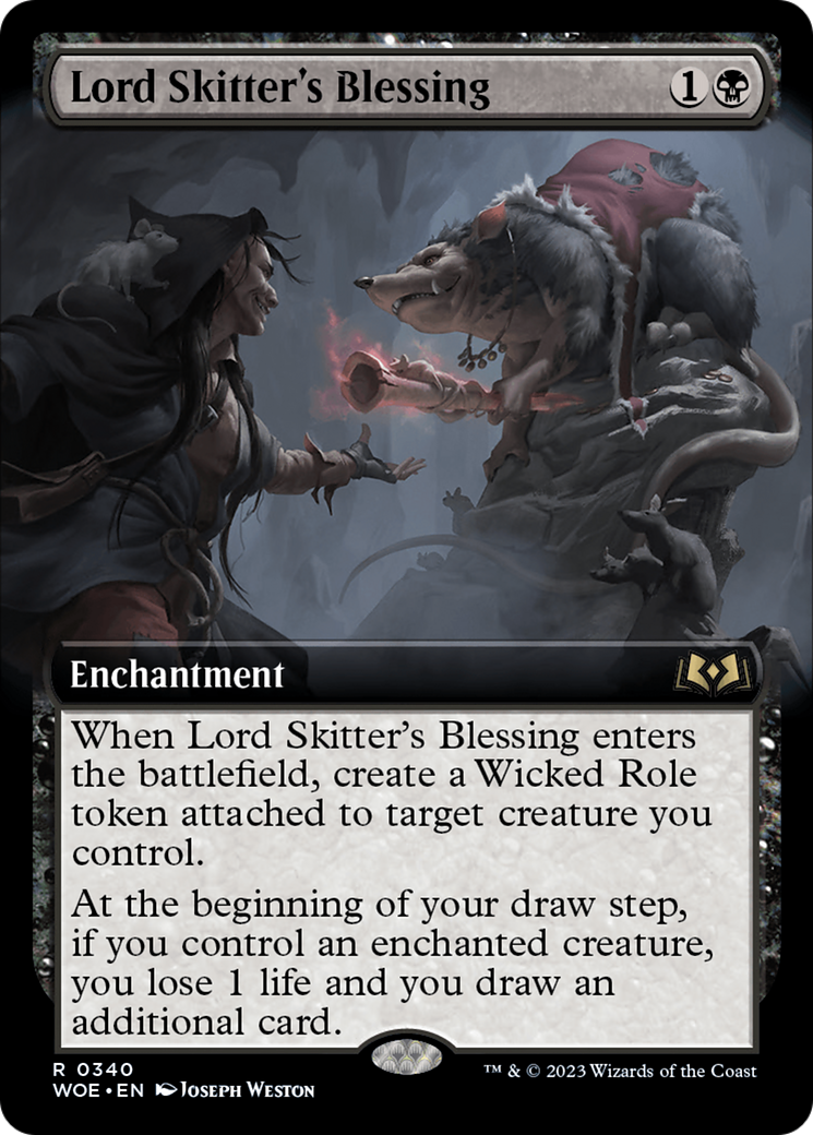 Lord Skitter's Blessing (Extended Art) [Wilds of Eldraine] | Webway Games