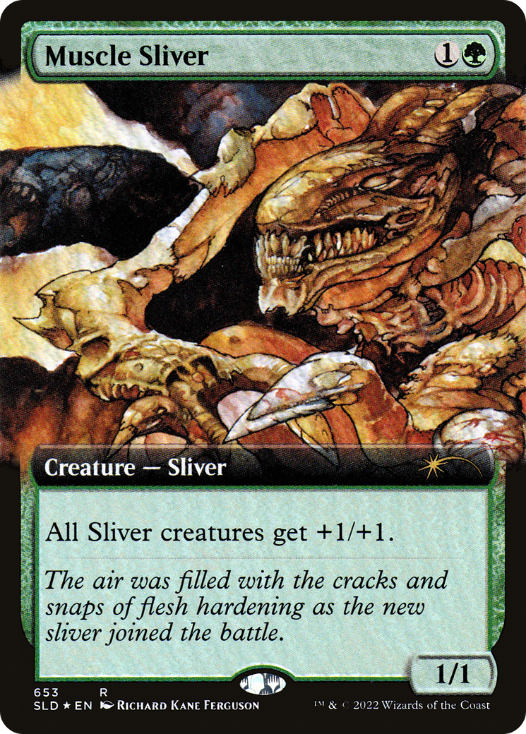 Muscle Sliver (Extended Art) [Secret Lair Drop Promos] | Webway Games