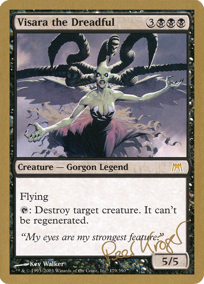 Visara the Dreadful (Peer Kroger) [World Championship Decks 2003] | Webway Games