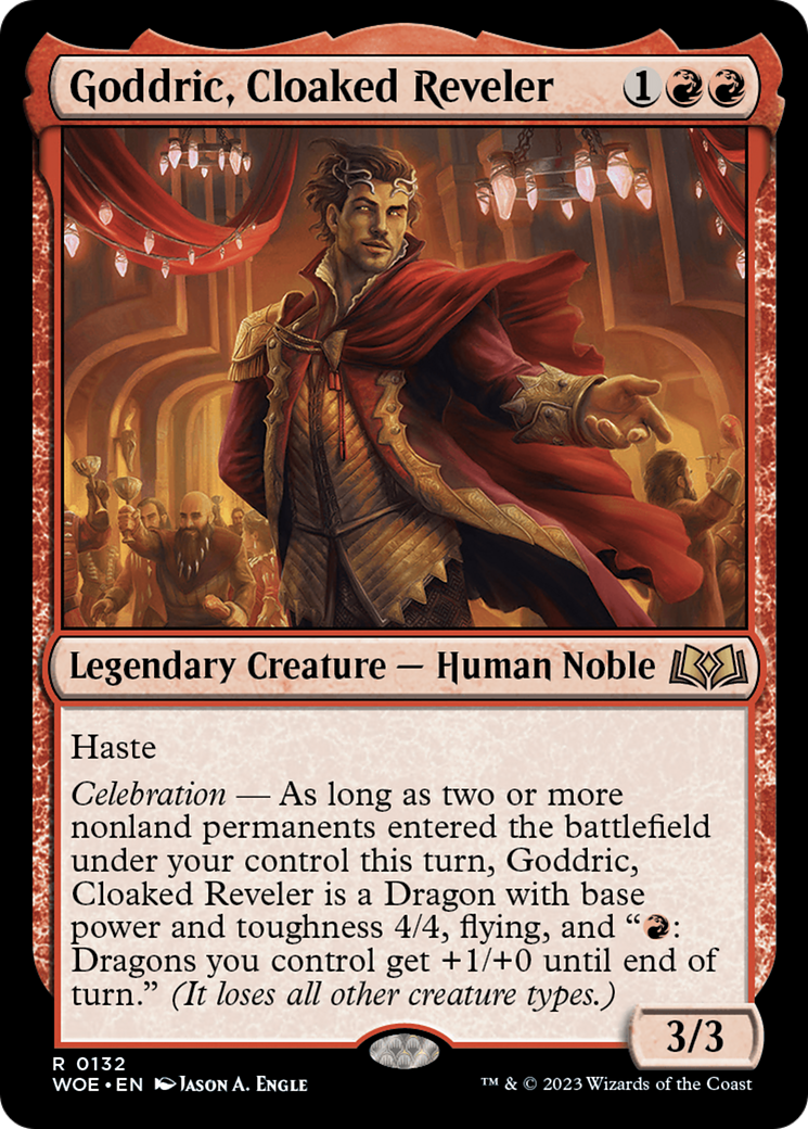 Goddric, Cloaked Reveler [Wilds of Eldraine] | Webway Games