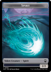 Eldrazi (Ripple Foil) // Spirit Double-Sided Token [Modern Horizons 3 Commander Tokens] | Webway Games