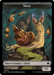 Snail // Thundertrap Trainer Double-Sided Token [Bloomburrow Tokens] | Webway Games