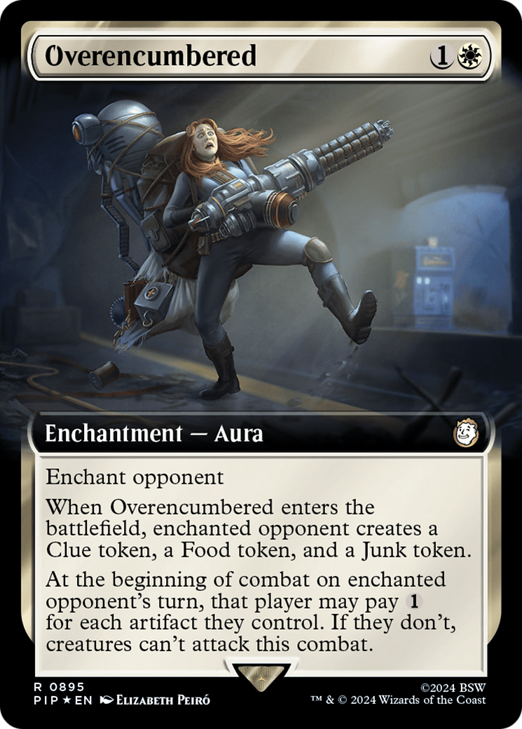 Overencumbered (Extended Art) (Surge Foil) [Fallout] | Webway Games