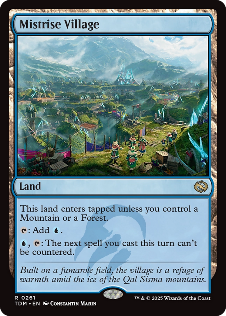 Mistrise Village [Tarkir: Dragonstorm] | Webway Games