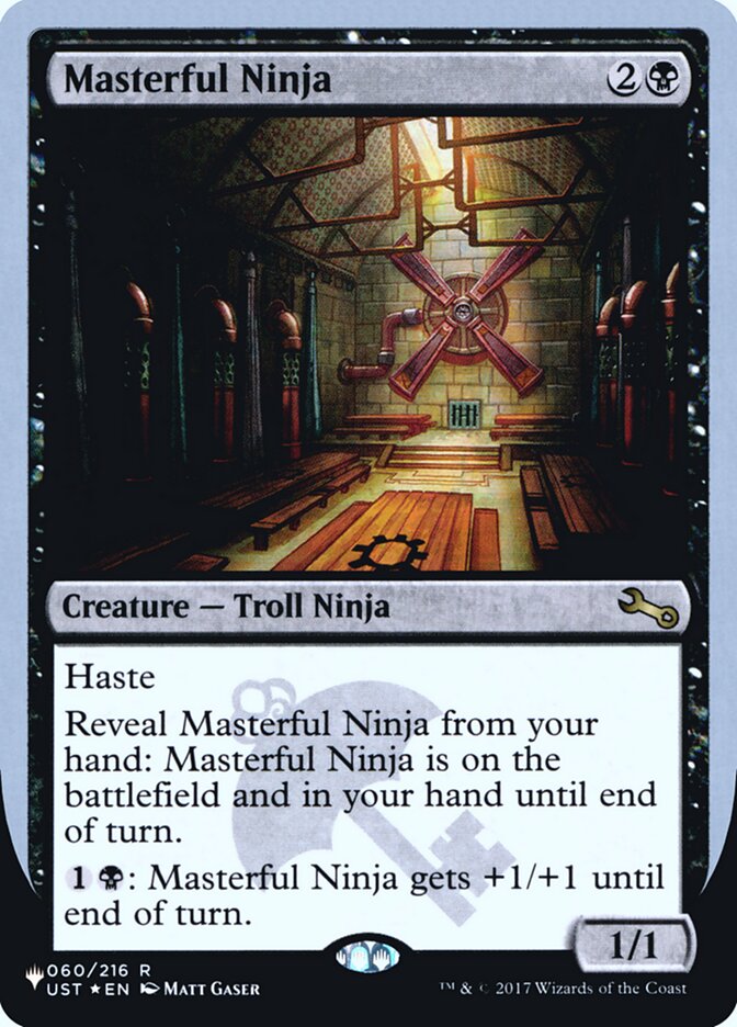 Masterful Ninja (Unfinity Foil Edition) [The List] | Webway Games
