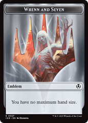 Treefolk // Emblem - Wrenn and Seven Double-Sided Token [Innistrad Remastered Tokens] | Webway Games
