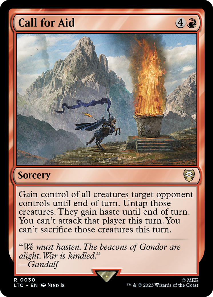 Call for Aid [The Lord of the Rings: Tales of Middle-Earth Commander] | Webway Games