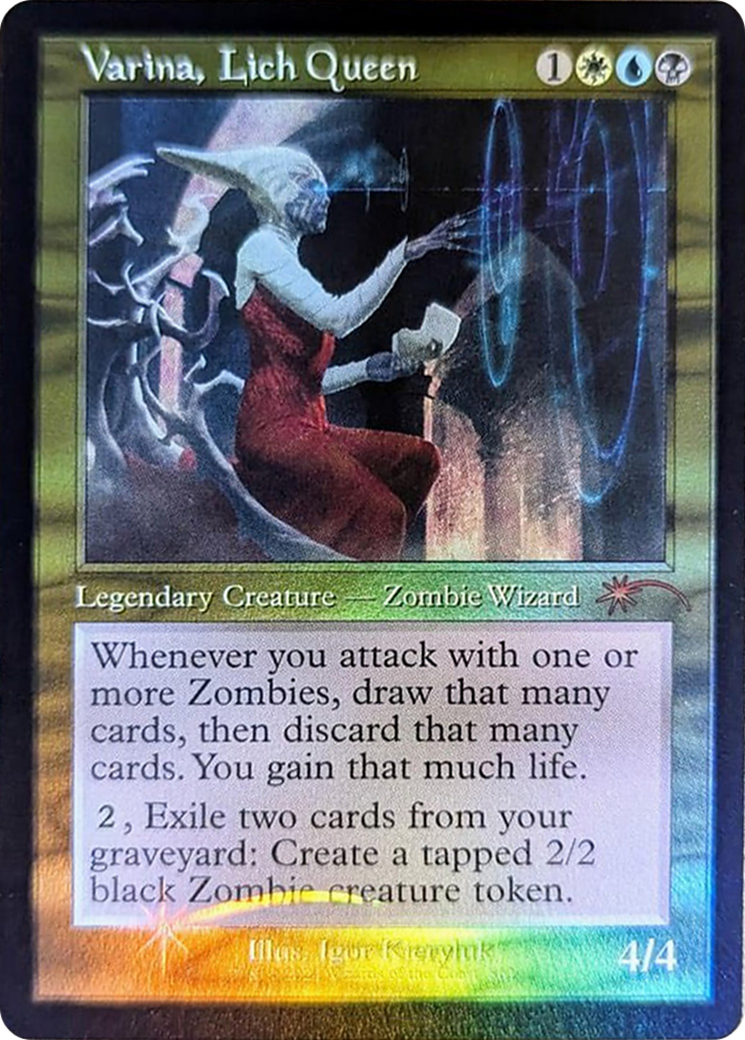 Varina, Lich Queen (Retro Frame) [Secret Lair Drop Series] | Webway Games