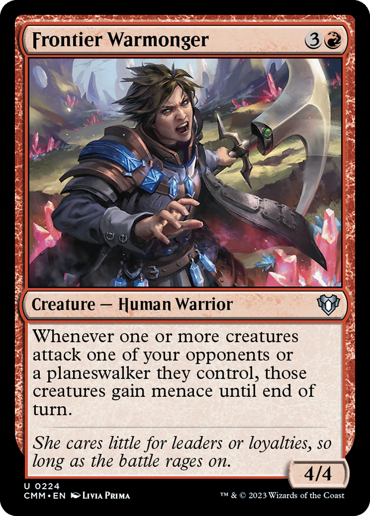 Frontier Warmonger [Commander Masters] | Webway Games