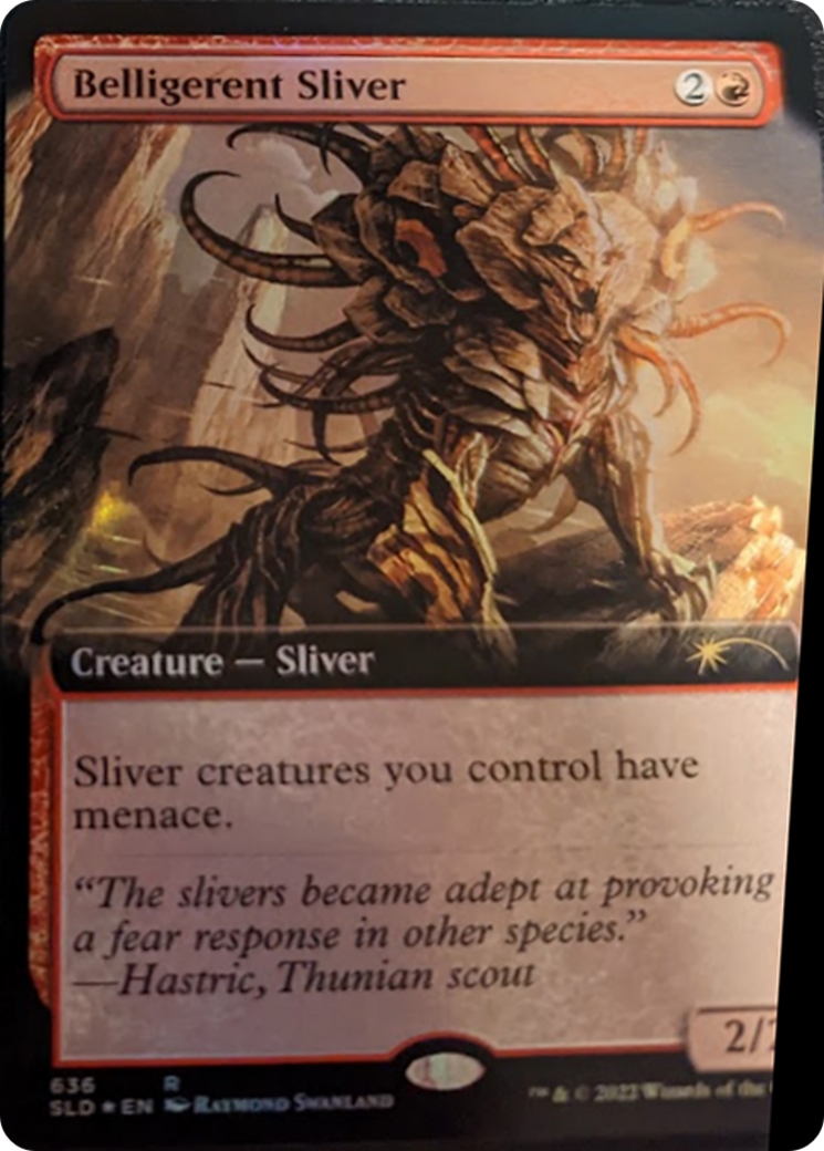 Belligerent Sliver (Extended Art) [Secret Lair Drop Series] | Webway Games