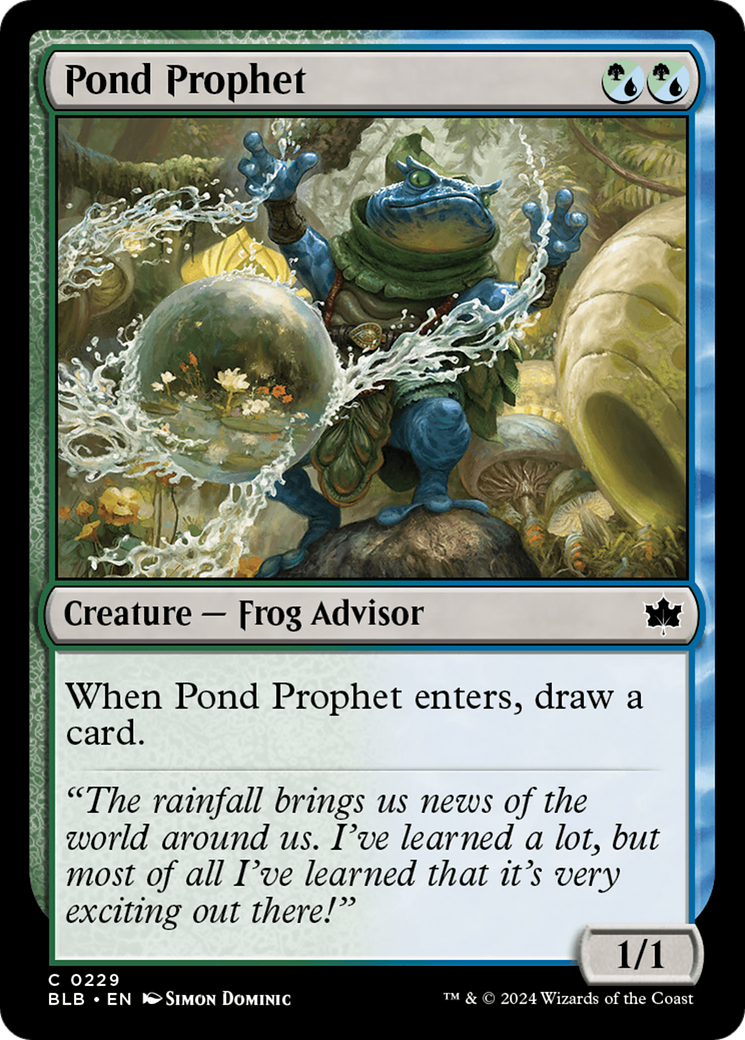 Pond Prophet [Bloomburrow] | Webway Games