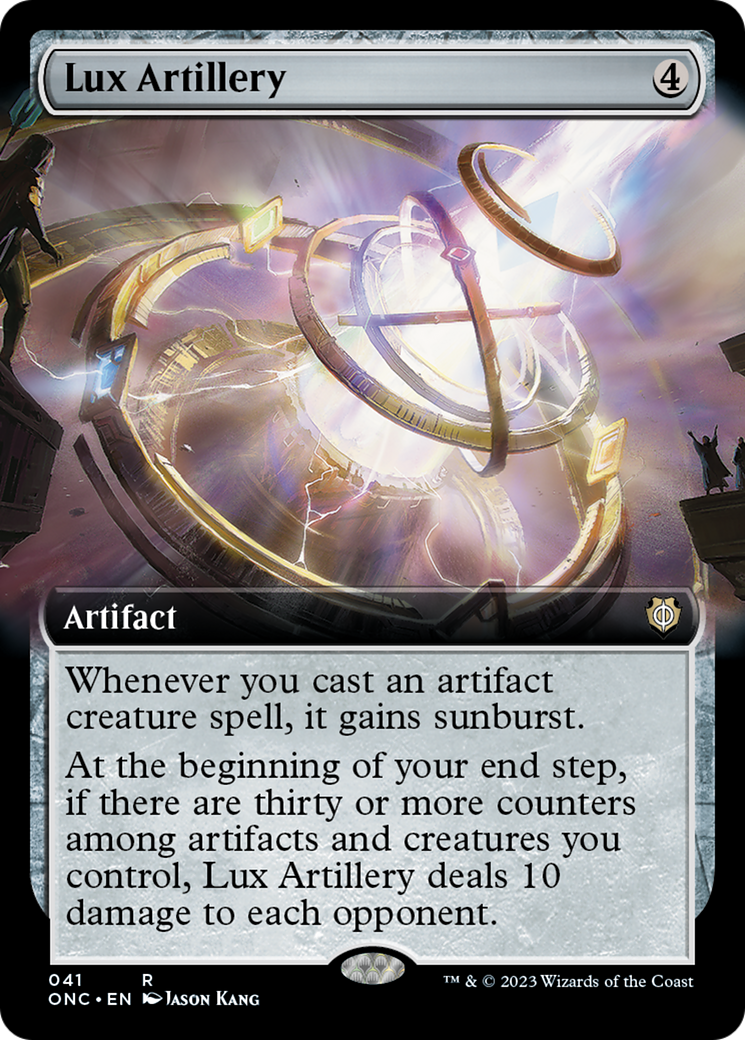 Lux Artillery (Extended Art) [Phyrexia: All Will Be One Commander] | Webway Games