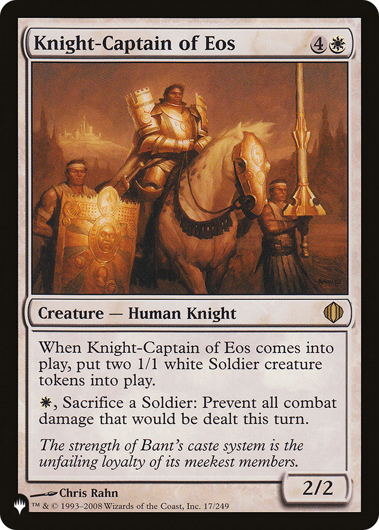 Knight-Captain of Eos [The List] | Webway Games