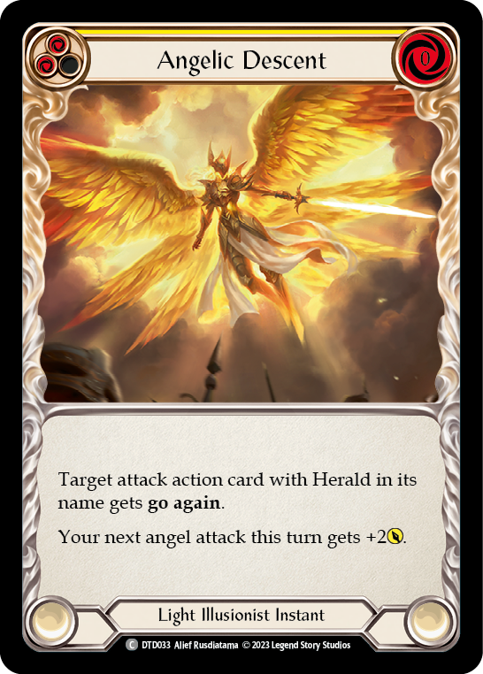 Angelic Descent (Yellow) [DTD033] (Dusk Till Dawn) | Webway Games
