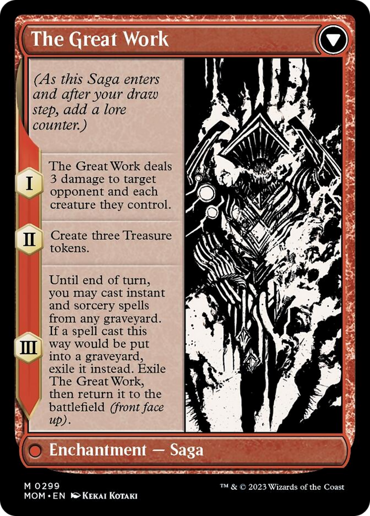 Urabrask // The Great Work (Showcase Planar Booster Fun) [March of the Machine] | Webway Games