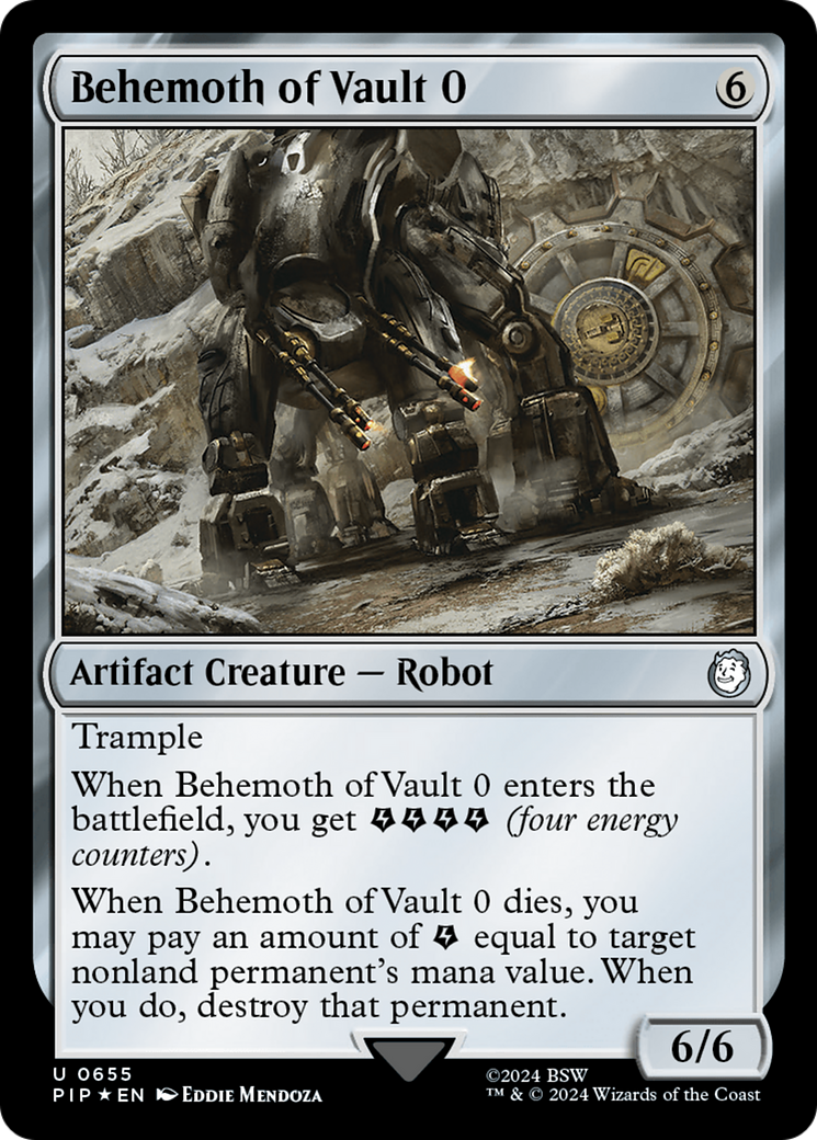 Behemoth of Vault 0 (Surge Foil) [Fallout] | Webway Games
