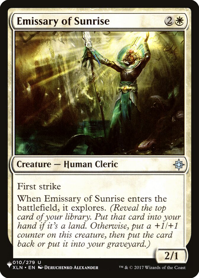 Emissary of Sunrise [The List] | Webway Games
