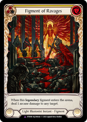 Figment of Ravages // Sekem, Archangel of Ravages (Marvel) [DTD008] (Dusk Till Dawn)  Cold Foil | Webway Games