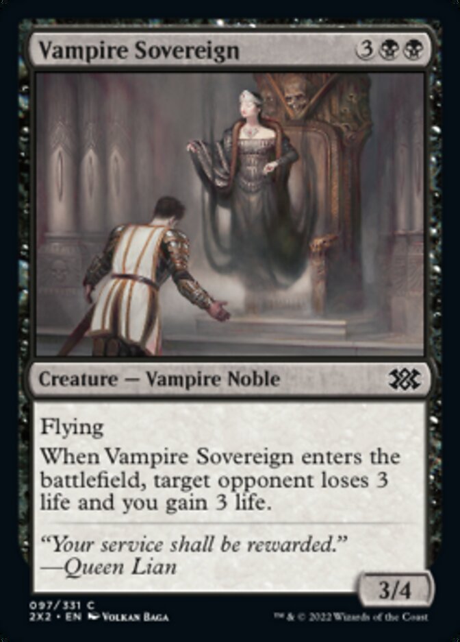 Vampire Sovereign [Double Masters 2022] | Webway Games