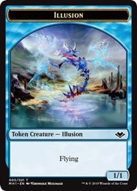 Illusion (005) // Elephant (012) Double-Sided Token [Modern Horizons Tokens] | Webway Games