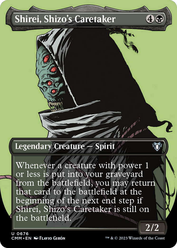 Shirei, Shizo's Caretaker (Borderless Profile) [Commander Masters] | Webway Games