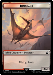 Copy // Dinosaur Double-Sided Token [Doctor Who Tokens] | Webway Games