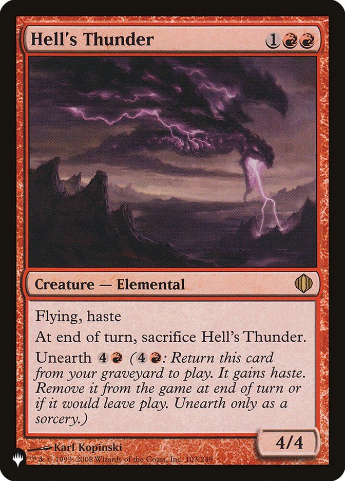 Hell's Thunder [The List] | Webway Games