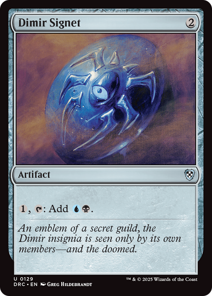 Dimir Signet [Aetherdrift Commander] | Webway Games