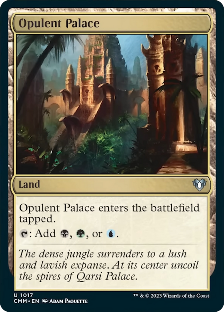 Opulent Palace [Commander Masters] | Webway Games