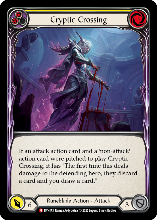 Cryptic Crossing [DYN173] (Dynasty)  Rainbow Foil | Webway Games