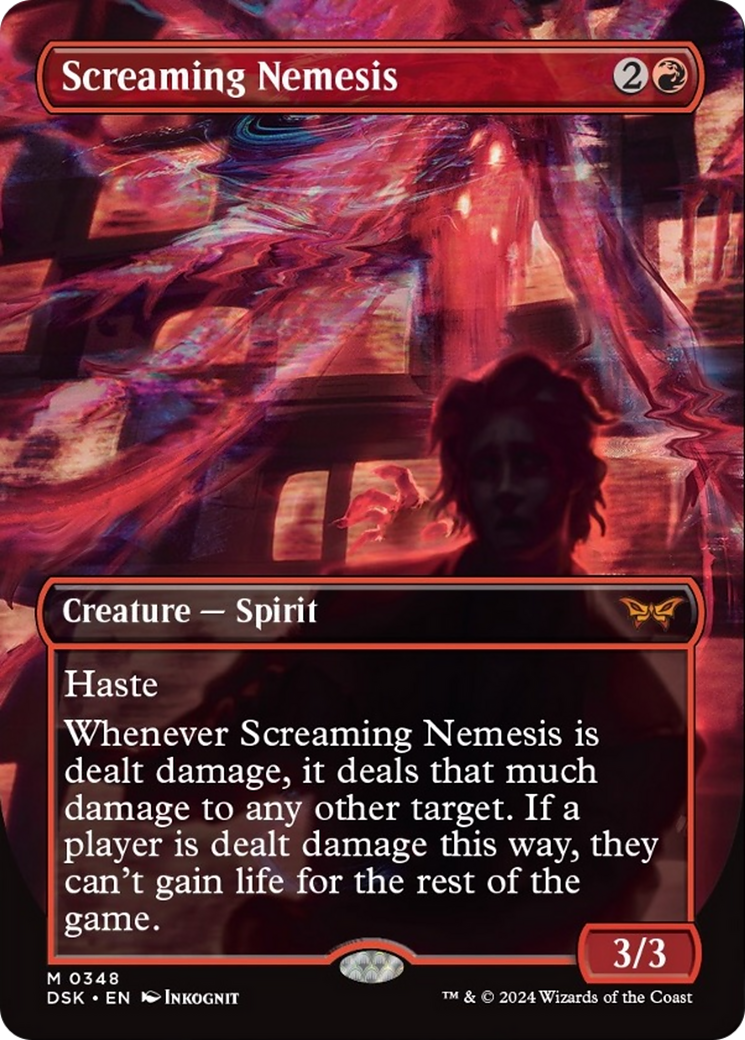 Screaming Nemesis (Borderless) [Duskmourn: House of Horror] | Webway Games