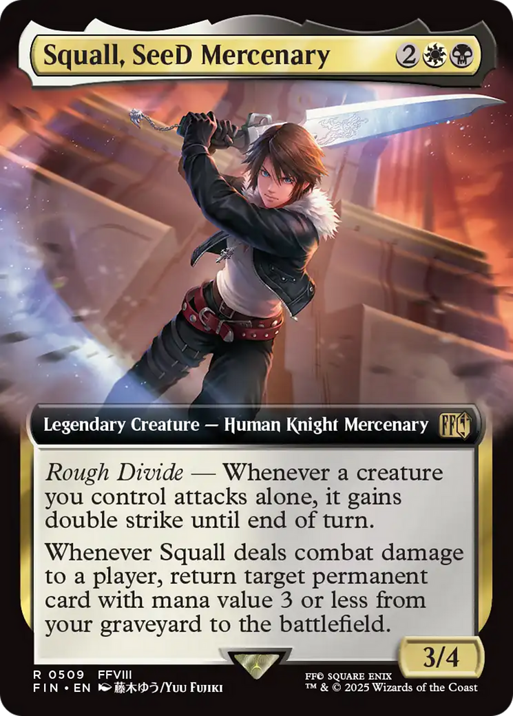 Squall, SeeD Mercenary (Extended Art) [FINAL FANTASY] | Webway Games