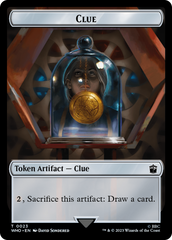 Alien Angel // Clue (0023) Double-Sided Token [Doctor Who Tokens] | Webway Games
