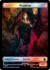 Warrior // Cyberman Double-Sided Token (Surge Foil) [Doctor Who Tokens] | Webway Games