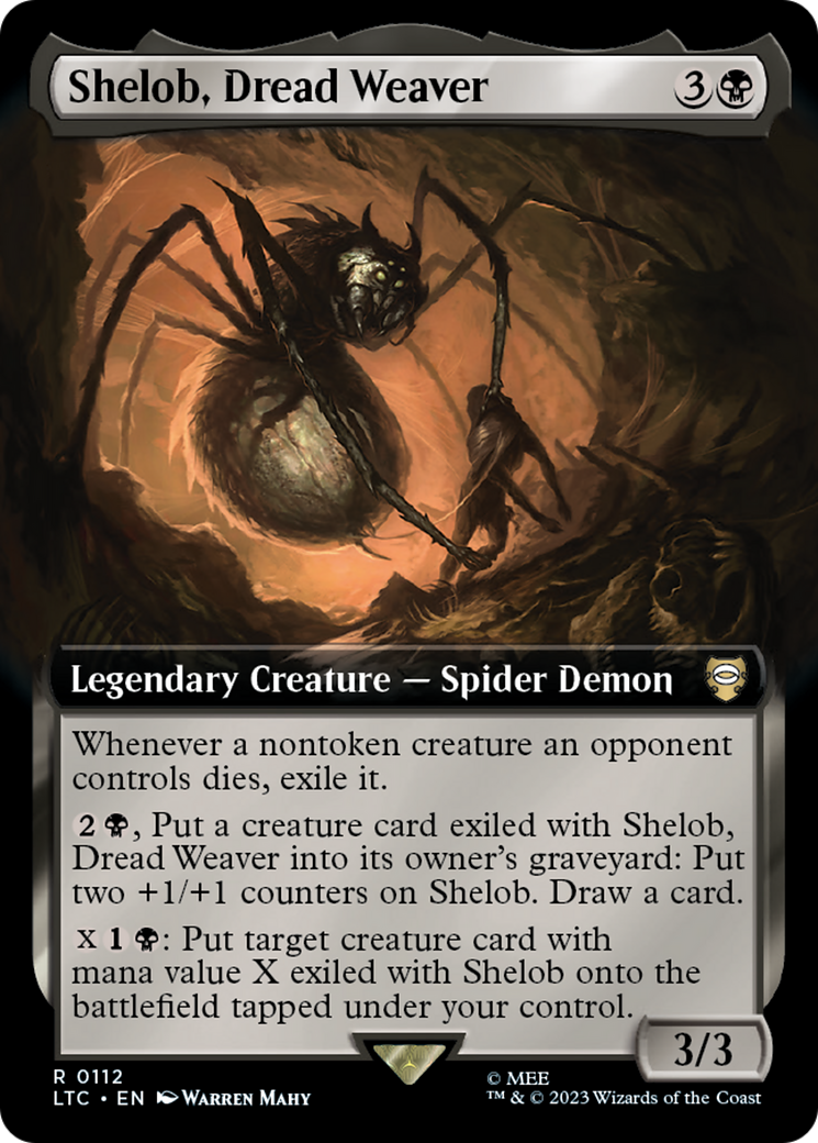 Shelob, Dread Weaver (Extended Art) [The Lord of the Rings: Tales of Middle-Earth Commander] | Webway Games