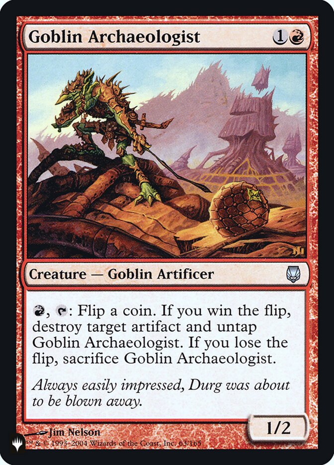 Goblin Archaeologist [Secret Lair: Heads I Win, Tails You Lose] | Webway Games