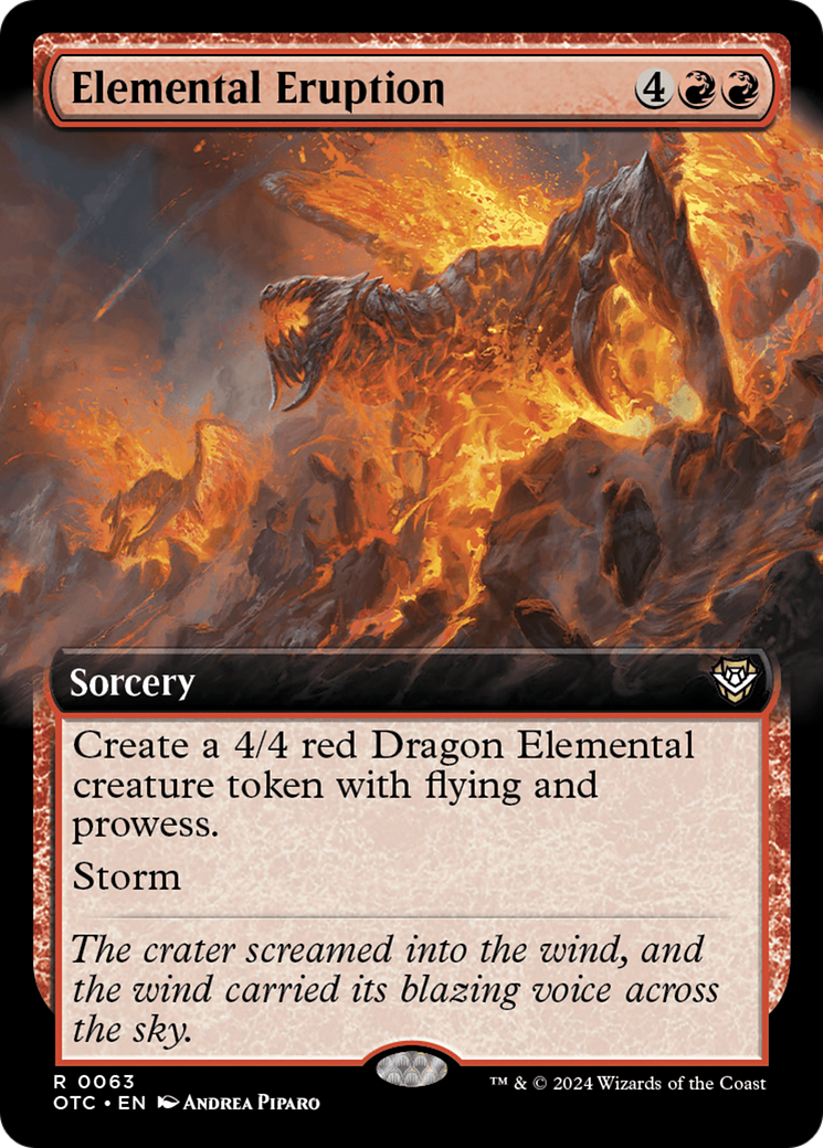 Elemental Eruption (Extended Art) [Outlaws of Thunder Junction Commander] | Webway Games