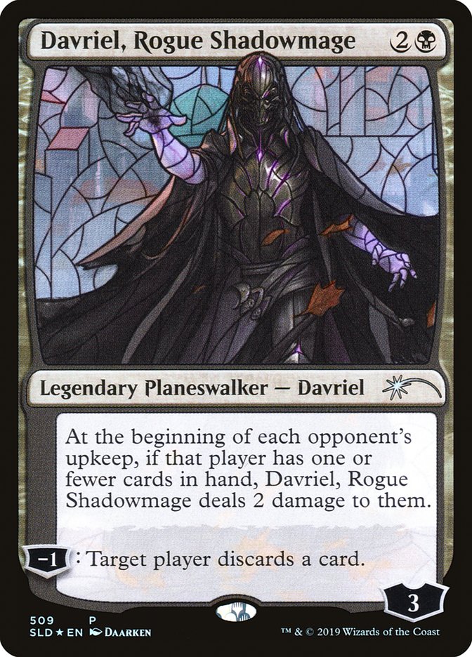 Davriel, Rogue Shadowmage (Stained Glass) [Secret Lair Drop Promos] | Webway Games