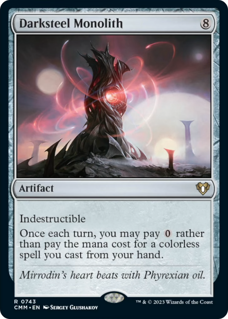 Darksteel Monolith [Commander Masters] | Webway Games