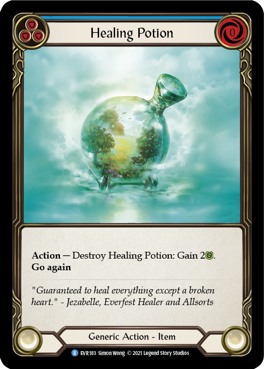 Healing Potion [EVR183] (Everfest)  1st Edition Cold Foil | Webway Games