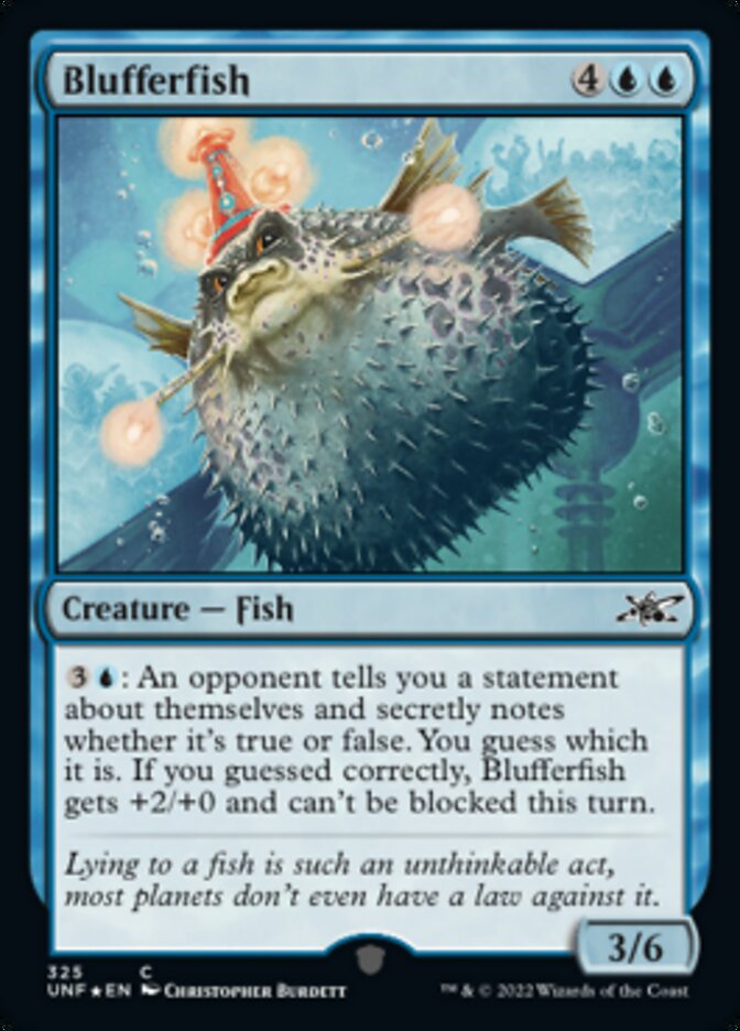 Blufferfish (Galaxy Foil) [Unfinity] | Webway Games