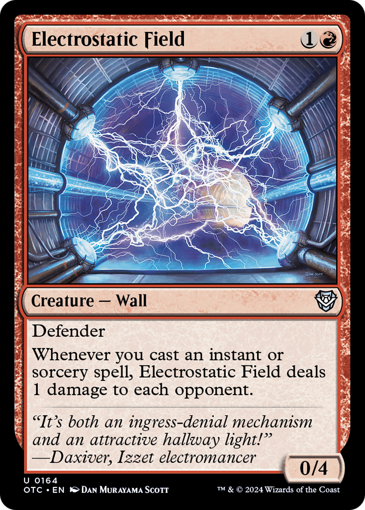 Electrostatic Field [Outlaws of Thunder Junction Commander] | Webway Games
