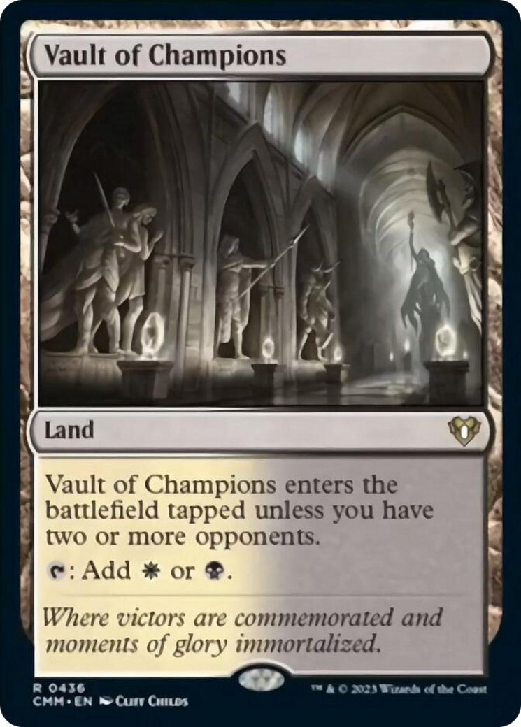 Vault of Champions [Commander Masters] | Webway Games