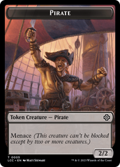 The Monarch // Pirate Double-Sided Token [The Lost Caverns of Ixalan Commander Tokens] | Webway Games