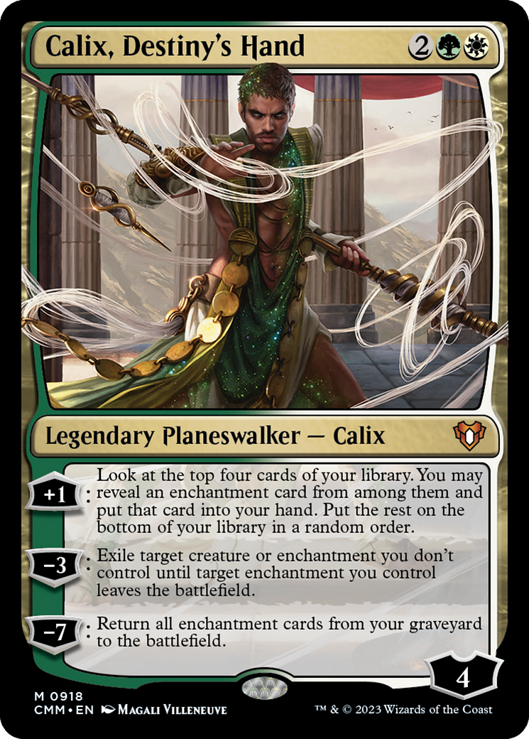 Calix, Destiny's Hand [Commander Masters] | Webway Games