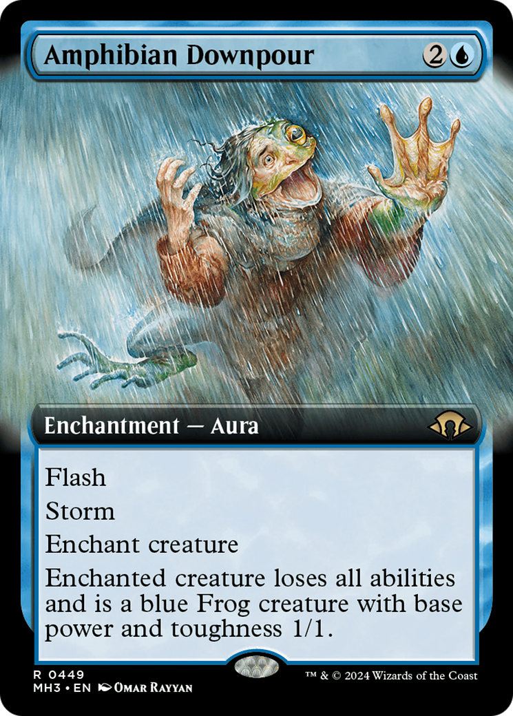 Amphibian Downpour (Extended Art) [Modern Horizons 3] | Webway Games