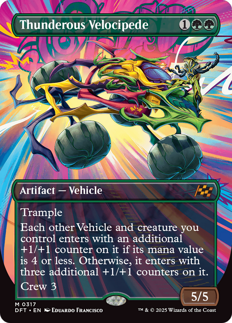 Thunderous Velocipede (Borderless) [Aetherdrift] | Webway Games