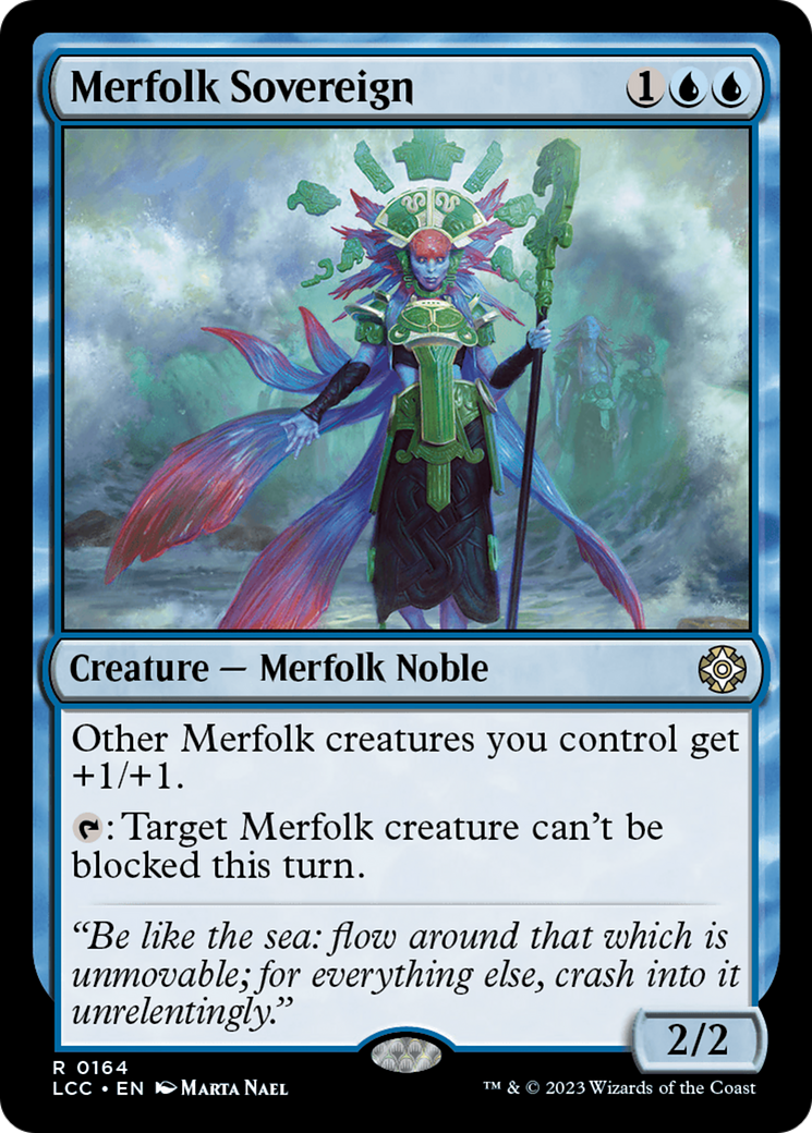 Merfolk Sovereign [The Lost Caverns of Ixalan Commander] | Webway Games